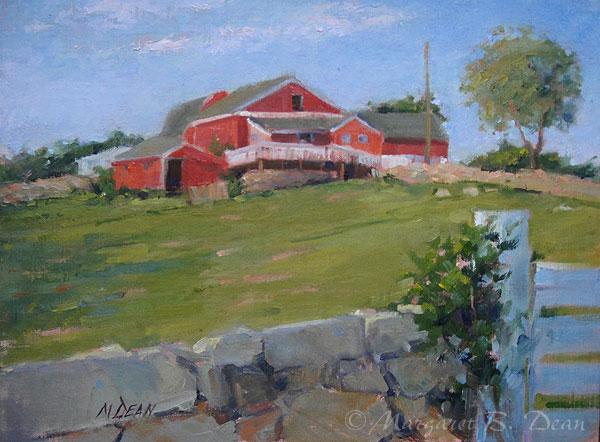 Ashlawn Farm Painting by Margaret Dean